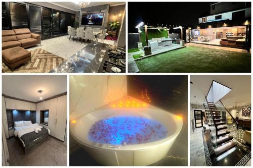 Luton House | Elegant 6 bedroom Family Home, 2x corner Jacuzzi bath in LUTON