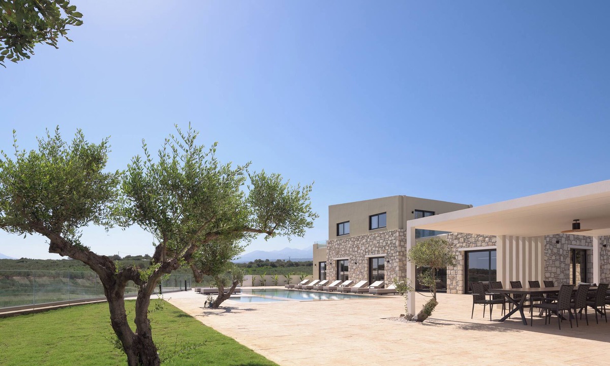 Chamalevri Villa | Elia Villa, with Pool, SeaViews & Iconic Design