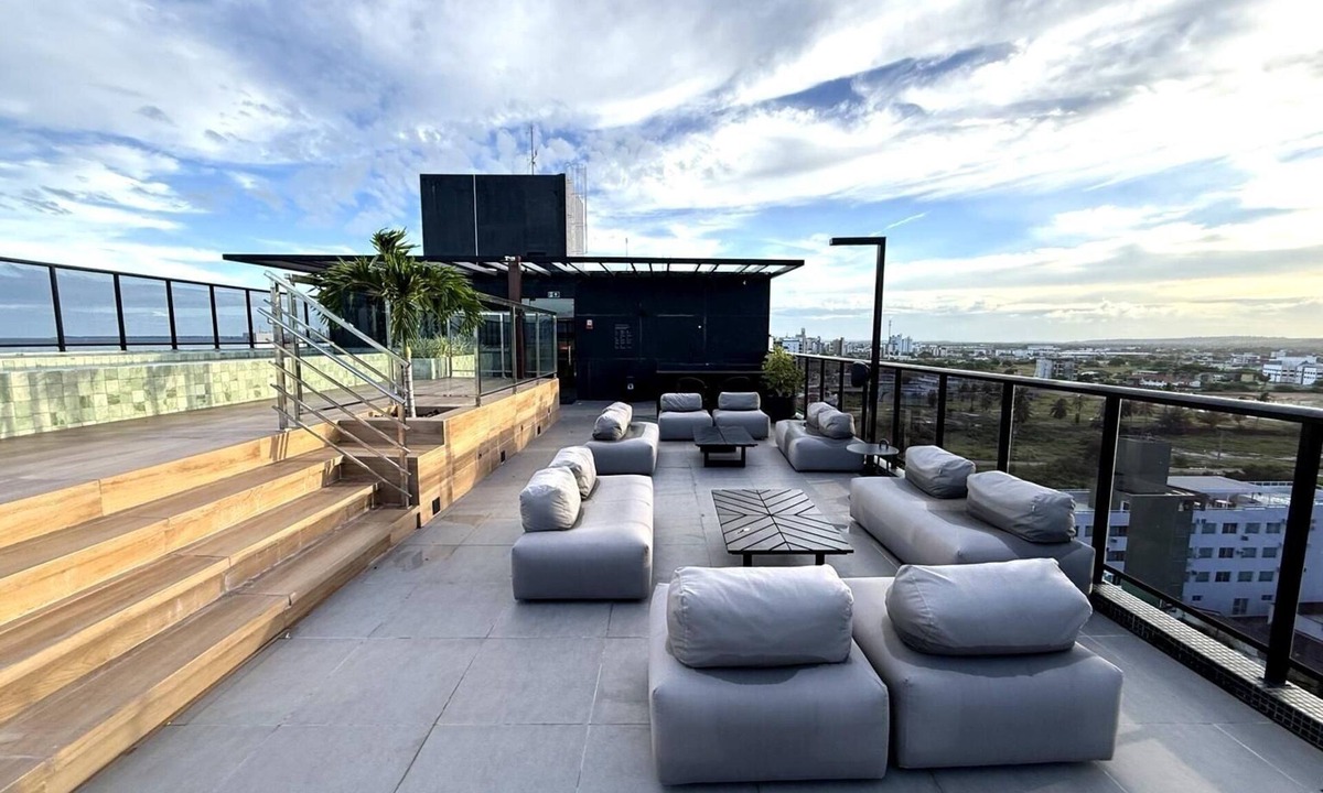 Ponta de Campina Apartment | Emunah Flat Luxo Cabedelo Rooftop