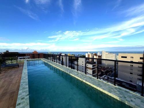 Ponta de Campina Apartment | Emunah Flat Luxo Cabedelo Piscina no Rooftop