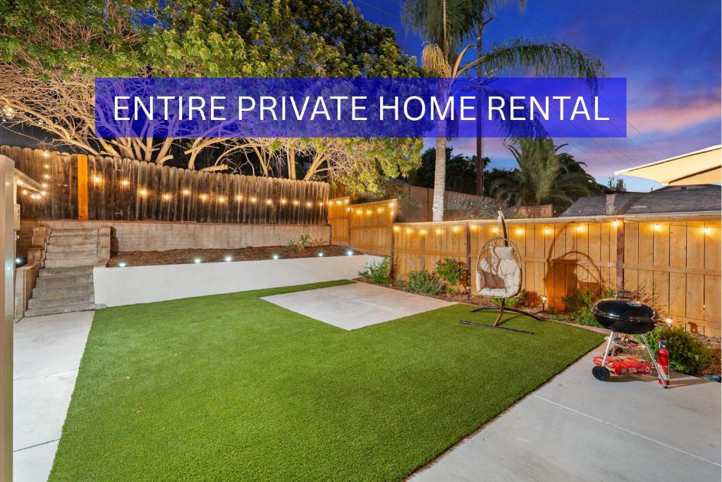 San Carlos House | Entire Private Home with 3 King Beds, Gated Yard, 4 Parking, Ranch-Style, Available Now