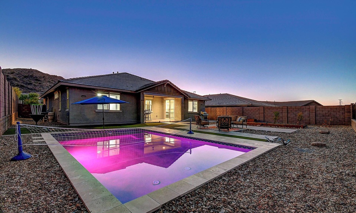 Estrella Mountain Ranch House | Estrella Mountain 5 Bdrm w/Views, Pool, and Games!
