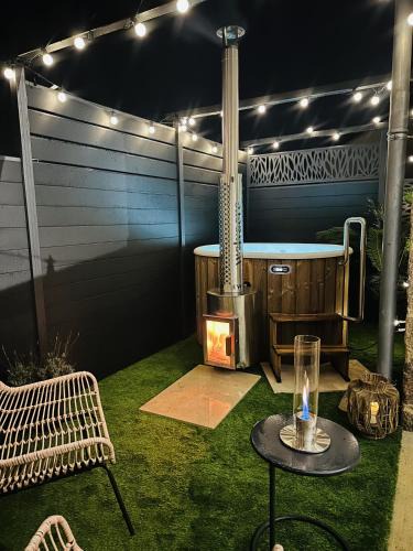Saint-Laurent-dAndenay House | EX Cabane luxe spa privé détente animaux