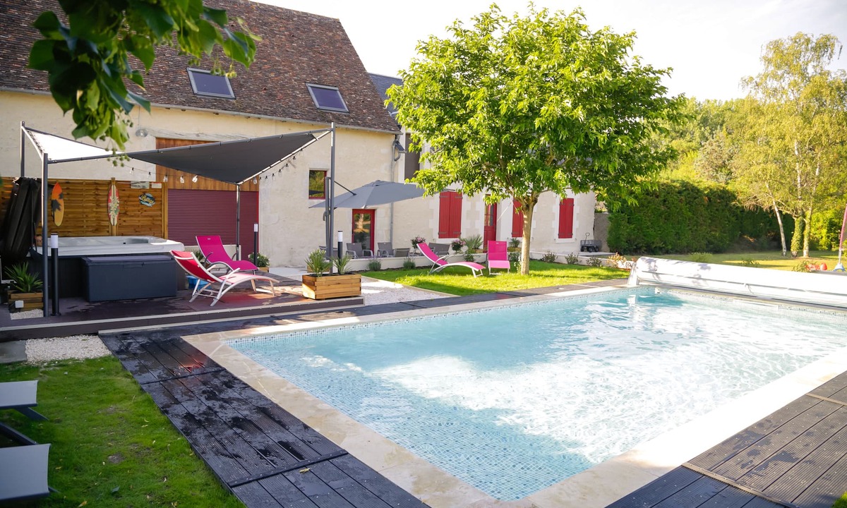 Cellettes House | Exceptional longhouse with pool and spa in the heart of the Loire Valley Castles