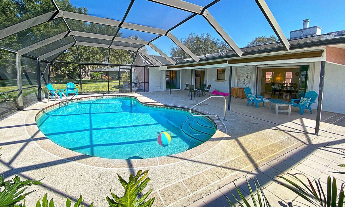 Vero Beach South House | Exceptional! Spacious Oasis, Private Pool + Shade. Great separation of rooms!