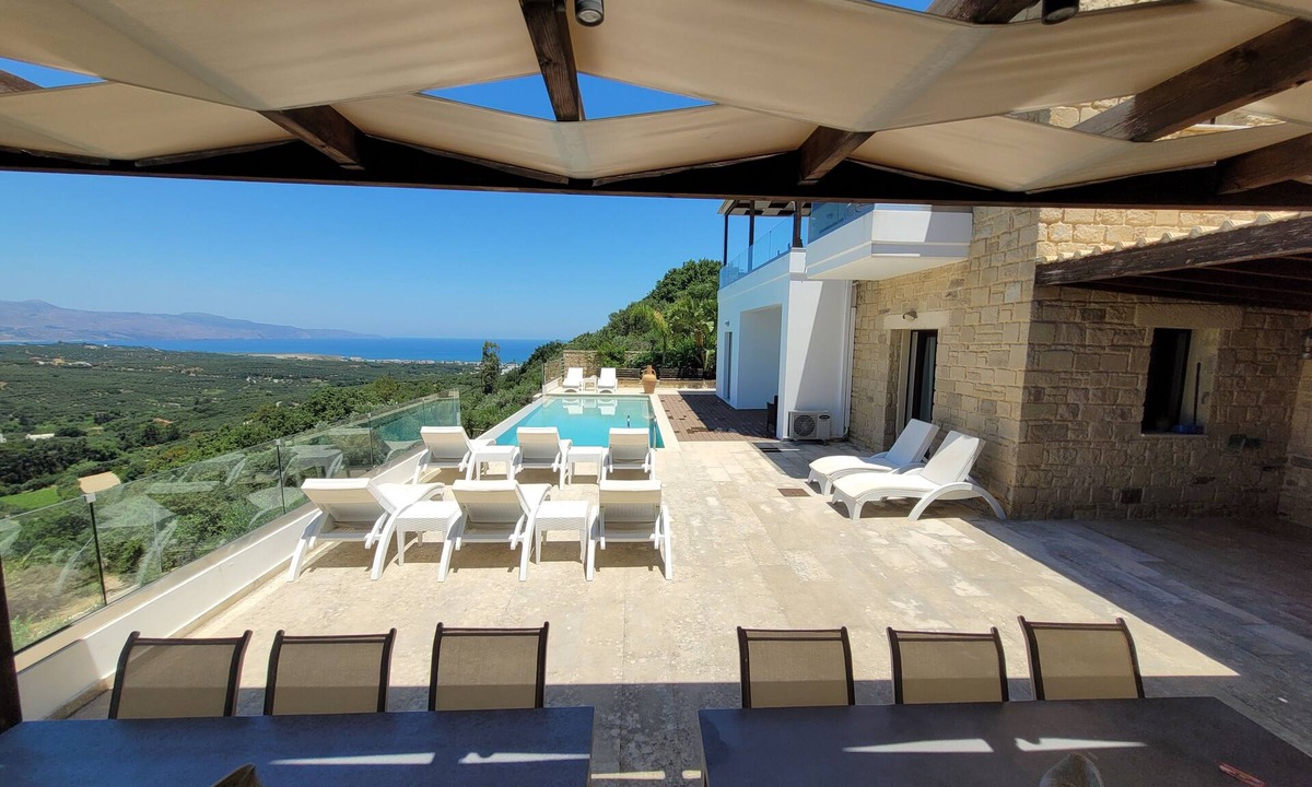 Kontomari Villa | Exclusive villa with stunning mountain, valley and sea views
