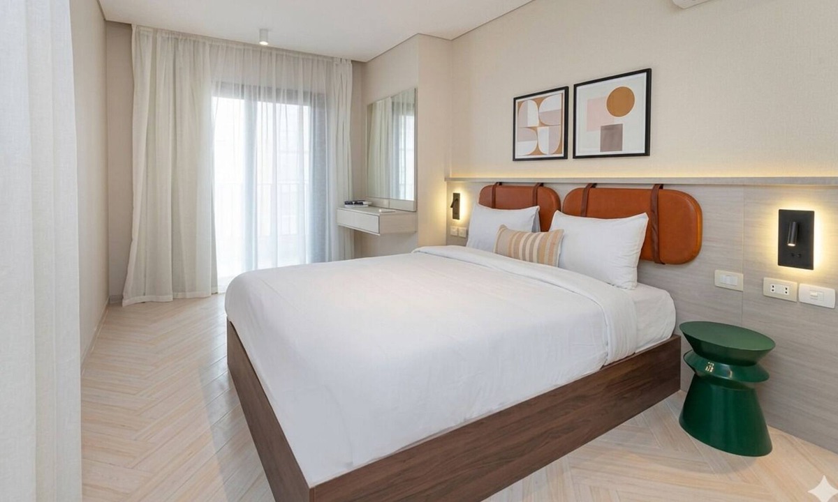New Cairo Apartment | Executive One Bedroom Apartment near Point Mall