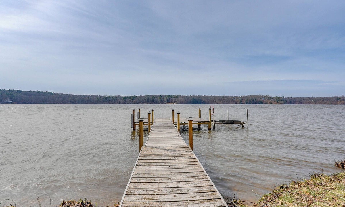 Allegan House | Expansive Lakefront! Allegan Hideaway w/Game Room