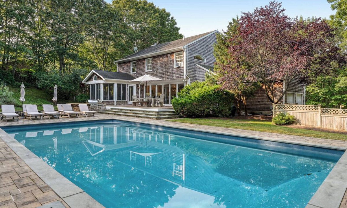 Noyack House | Expansive Modern Sag Harbor Home with Private Heated Pool, Perfect for Families
