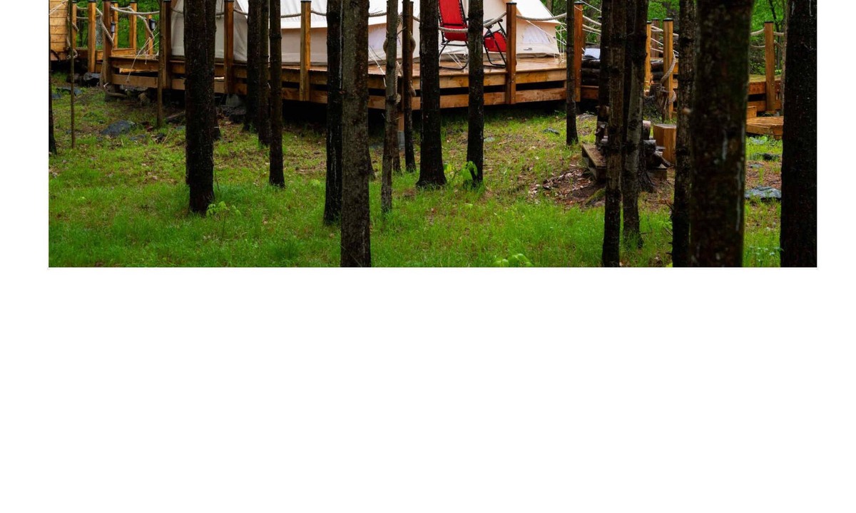 Frontenac Cabin | Experience Glamorous Camping in the Woods at Hillcrest