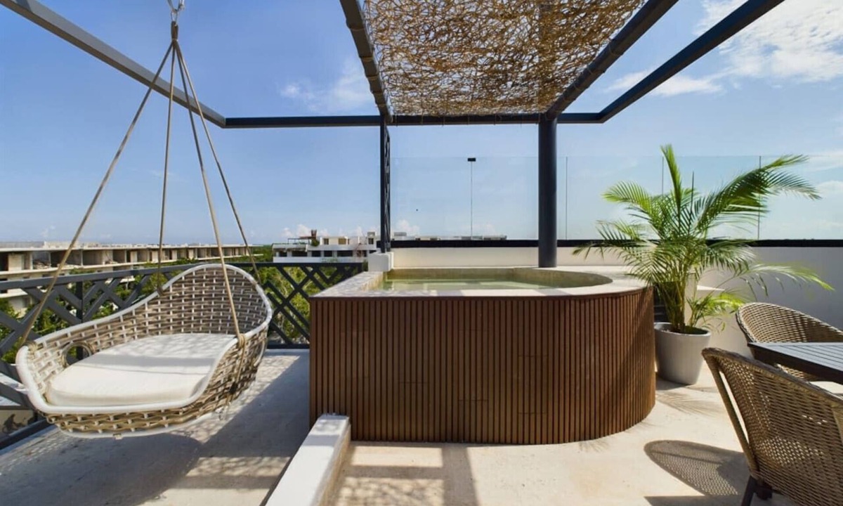 Zama Apartment | Experience Luxury: Private Plunge Pool, Rooftop Terrace & Fitness Center