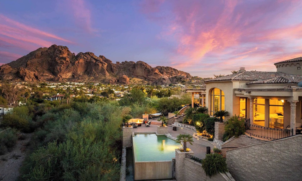 Paradise Valley House | Extremely Private Hilltop Mansion with 360° Views, Infinity Pool & Home Theater