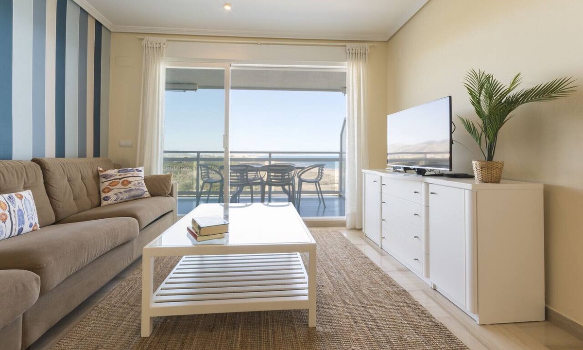 Playa de Gandia Apartment | Fabulous beach condo for a great vacation. Amazing Sea Views! - Only families