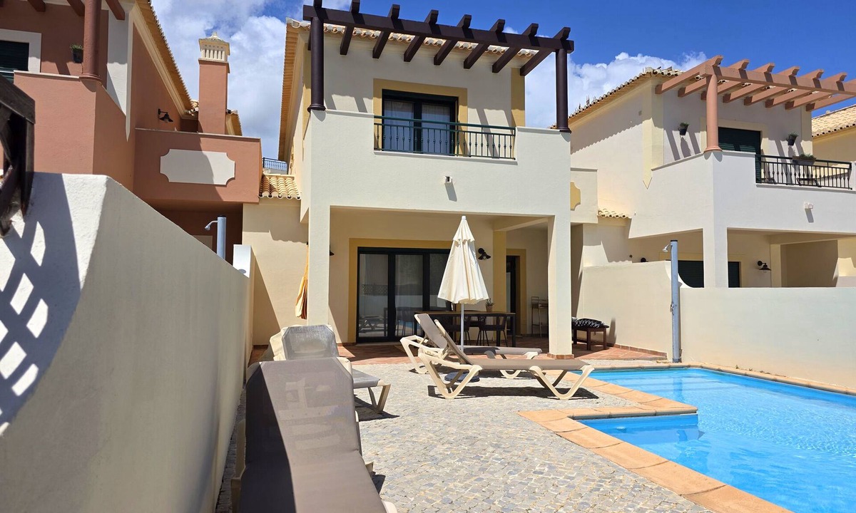 Burgau House | Family-friendly villa has private pool, short walk to Burgau Beach
