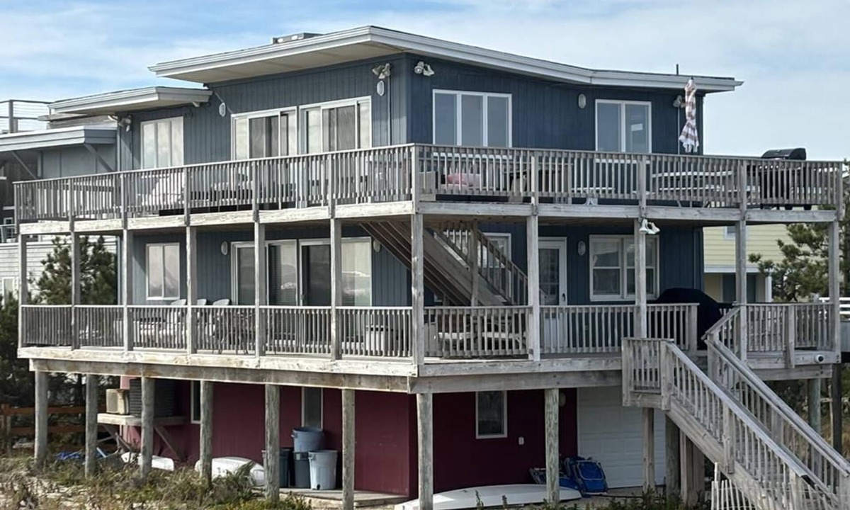 Harvey Cedars Apartment | Fantastic ocean views from this first floor ocean front duplex in Harvey Cedars