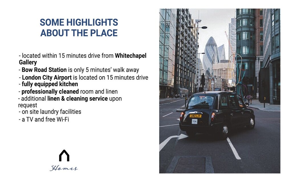Bow Apartment | Fascinating 2 Bed Apartment Near Bow Road Station