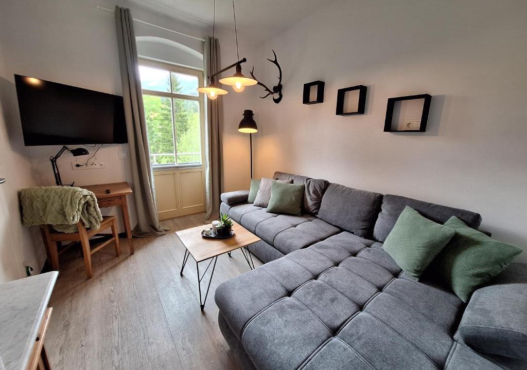 Hinterstoder Apartment | Ferienwohnung Ausblick mit Balkon im Ski- und Wandergebiet