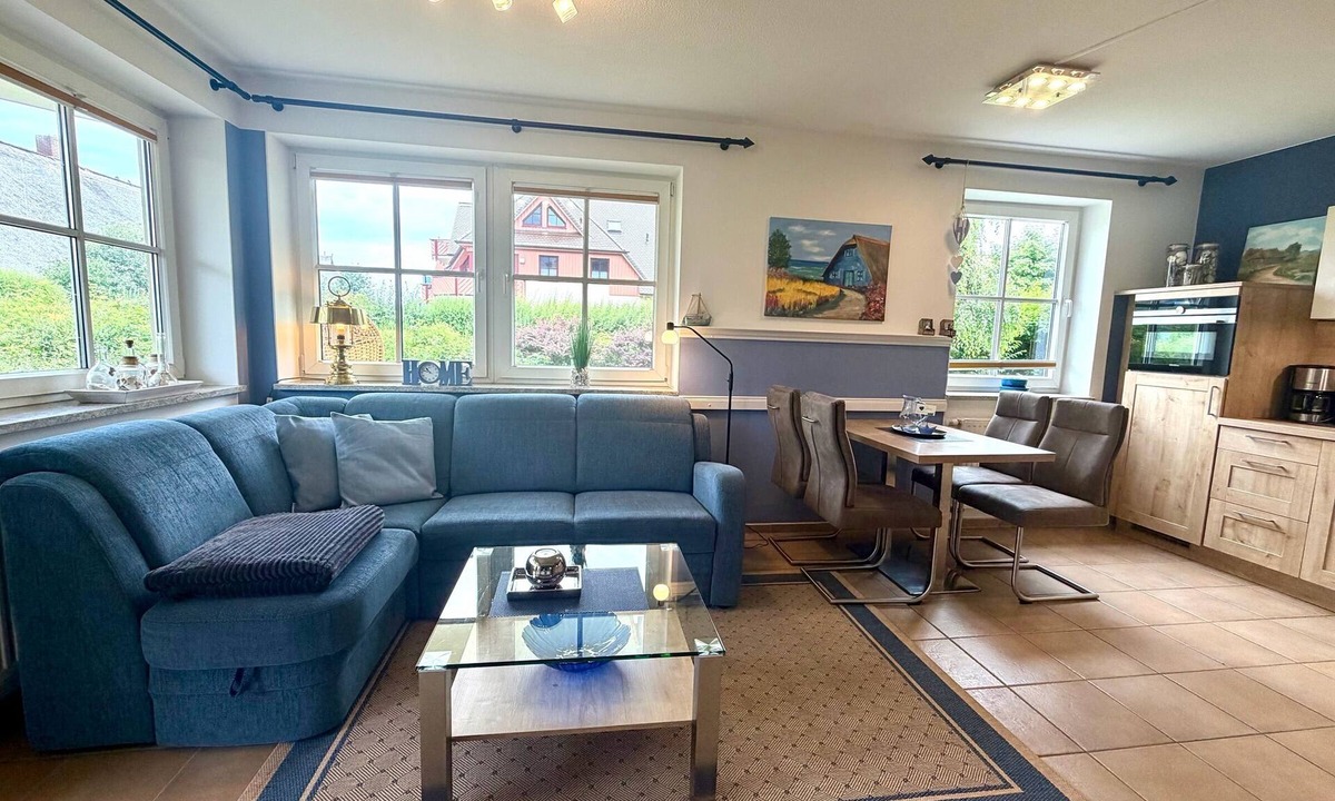 Ostseebad Wustrow Apartment | Ferienwohnung mit Westterrasse Direkt Hinter der Düne