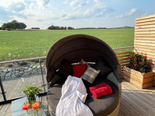 Feilitzsch Apartment | Ferienwohnung im Chaletstil Bergloft 115 qm Wellness Fitness Sauna Bergrödelhof