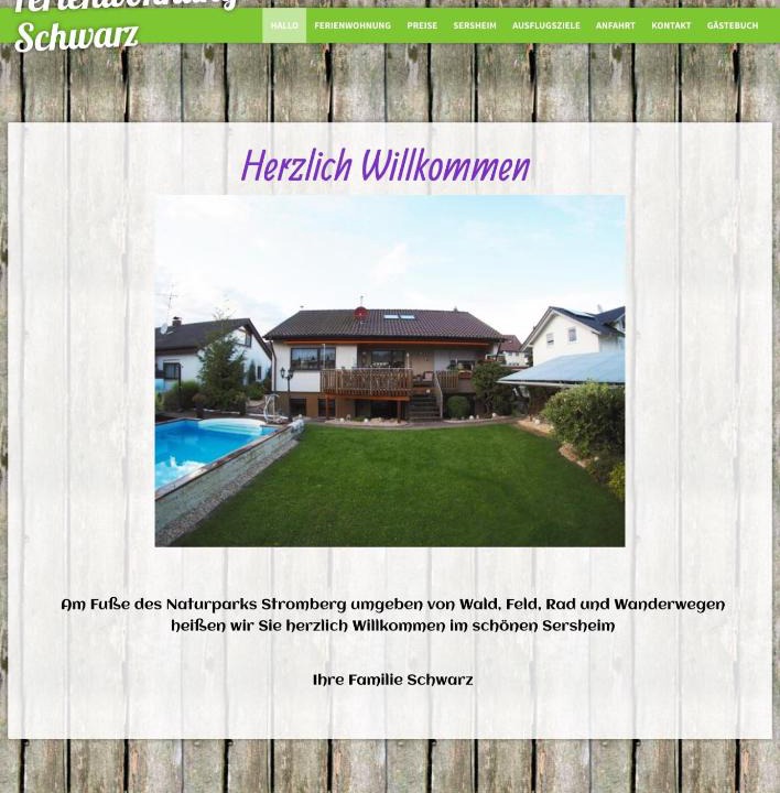 Sersheim Apartment | Ferienwohnung Schwarz