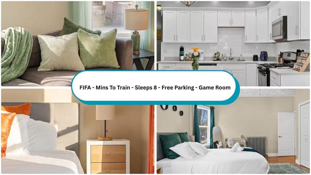 Dudley - Brunswick King Apartment | FIFA! Direct Train to Gillette - Spacious Modern 3BR - FREE Parking - Heart of Boston