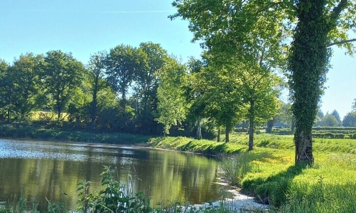 Saint-Marien Cabin | Fishing lake with cosy cabin in charming Saint-Marien with WiFi.
