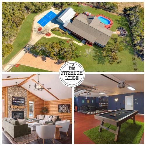Dripping Springs House | Fitzhugh Lodge Pool, Pickleball, Poker- Sleeps 16
