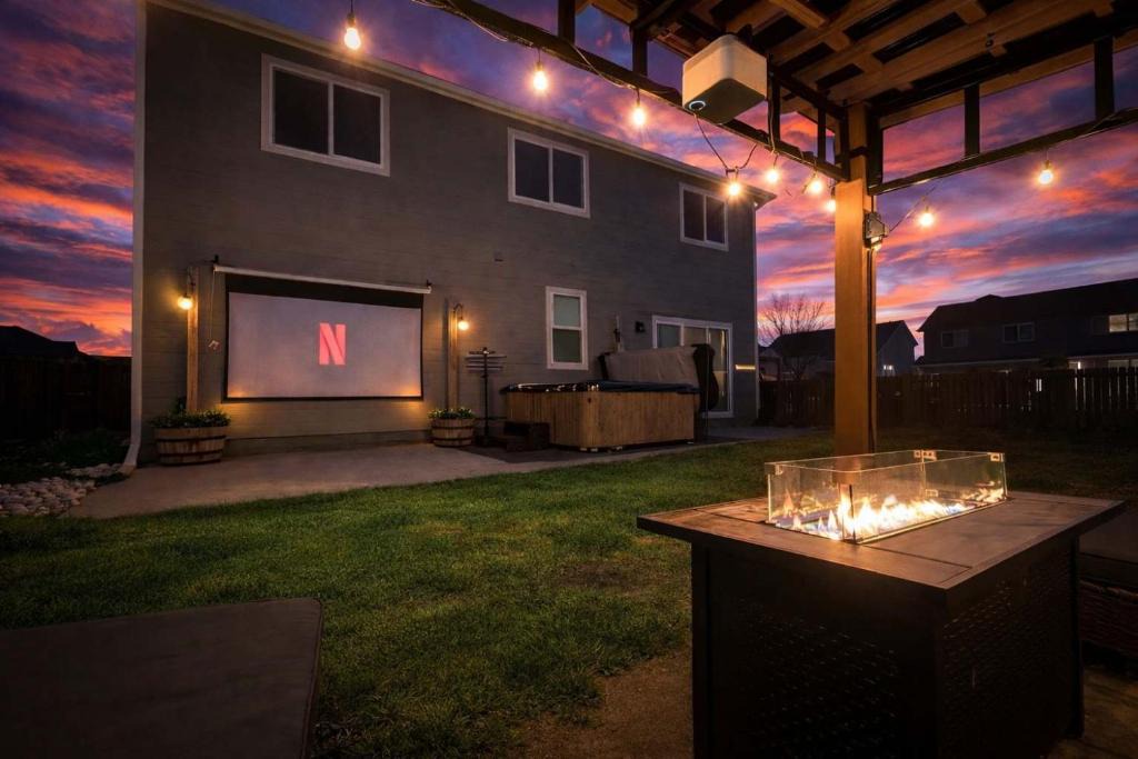 Security-Widefield House | FlightDeck HotTub Fireplace NearAirport FamilyHome