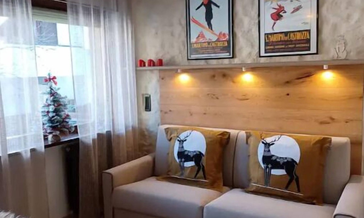 San Martino di Castrozza Apartment | Fradusta 213 cozy studio apartment with mountain view