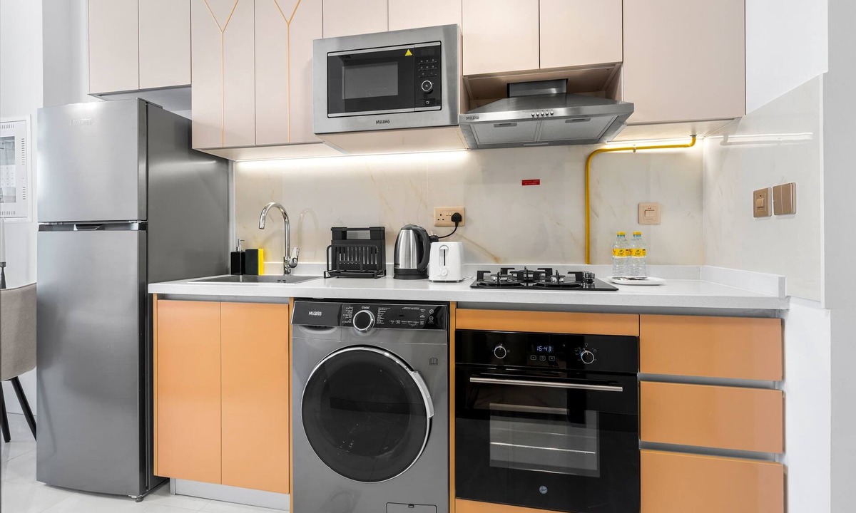 Al Barsha Apartment | Free housekeeping visits during your stay - StayShort - Modern New Studio in Arjan that Sleeps 4