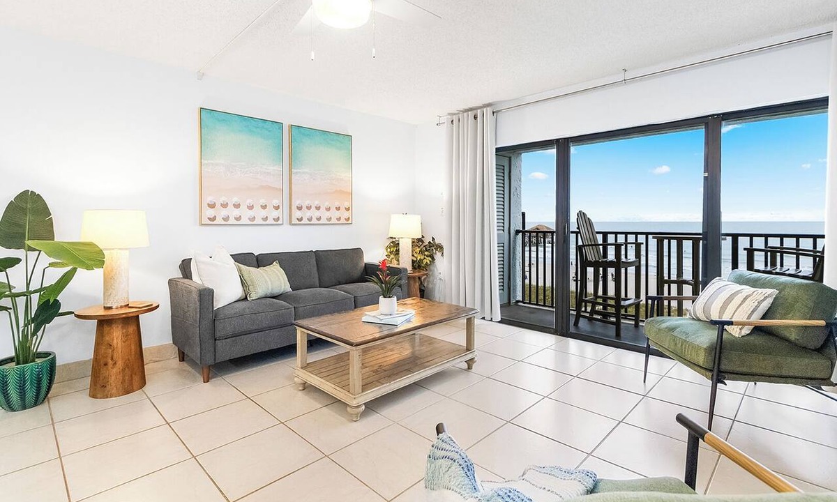 Avon By The Sea Condo | Fully Renovated Beachfront Penthouse with Breathtaking Ocean Views