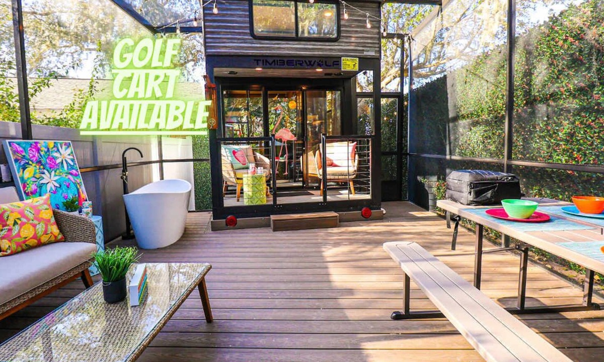 Winter Garden House | FunTropicalTinyHomeGolfCartLake
