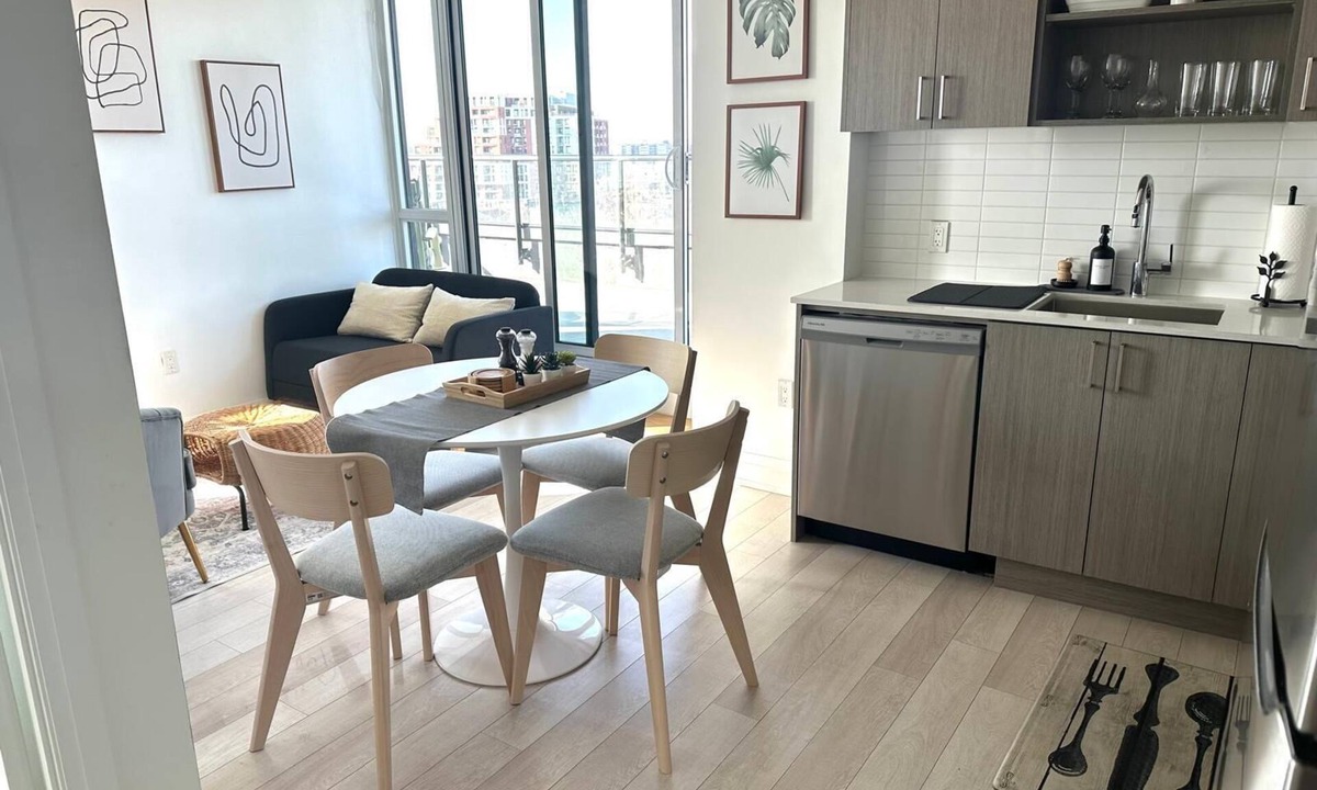 Downsview Condo | Furnished Executive Condo for Monthly Stay with Large Private Terrace in Toronto
