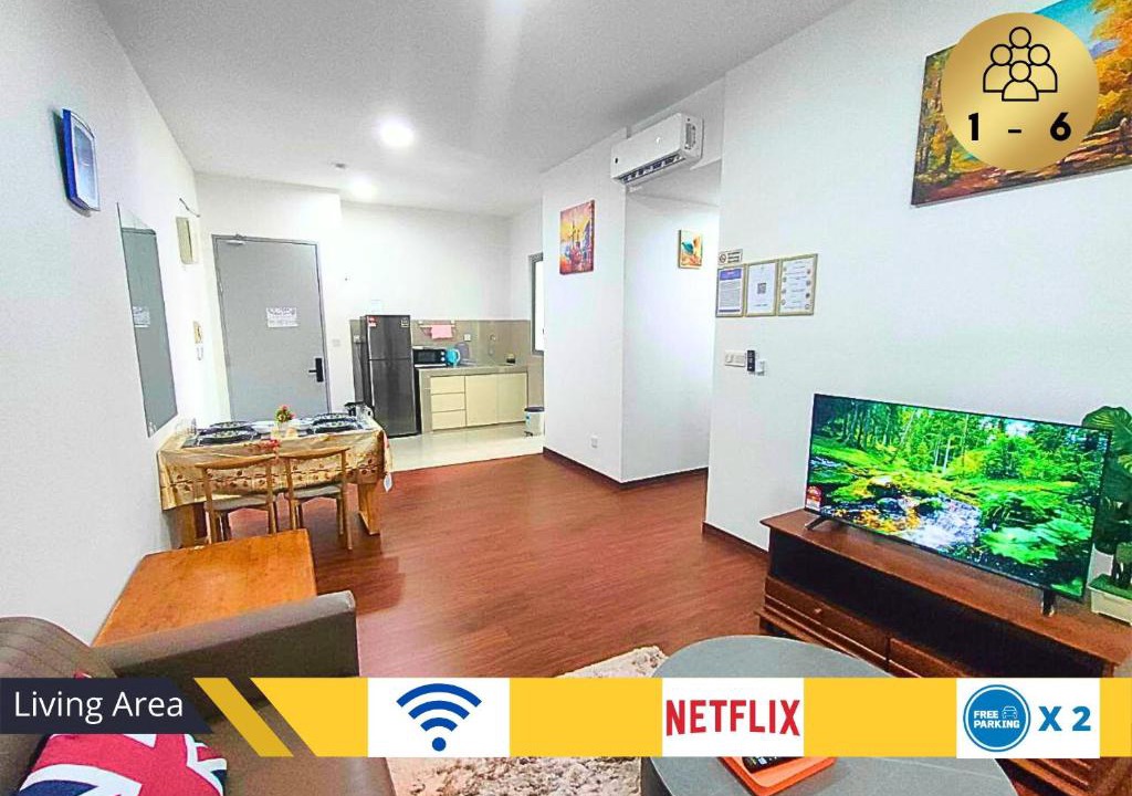 Shah Alam Apartment | #GA7, Delight 2R2B Modern High-Floor Retreat
