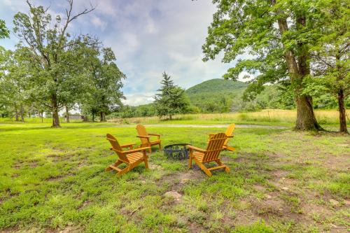 Harrison House | Game Room + Roof Deck: Ozarks Group Getaway!