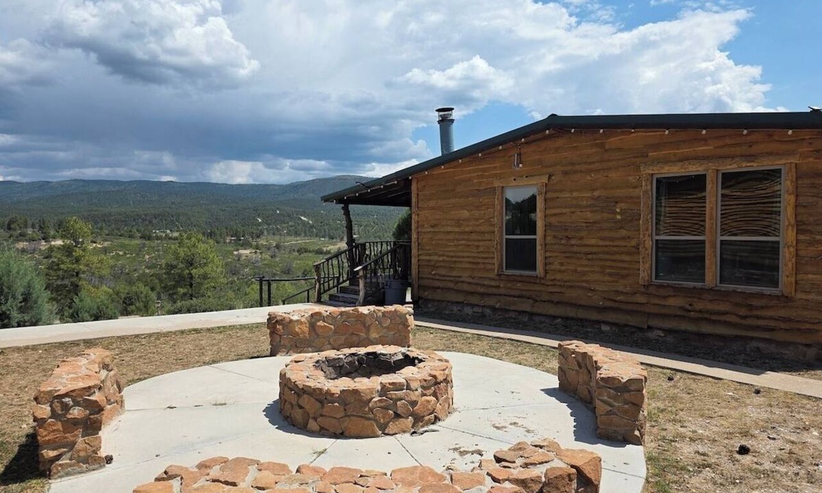 Timberon Cabin | Geronimo cabin, named in honor of the legendary Apache Warrior, Amazing views!