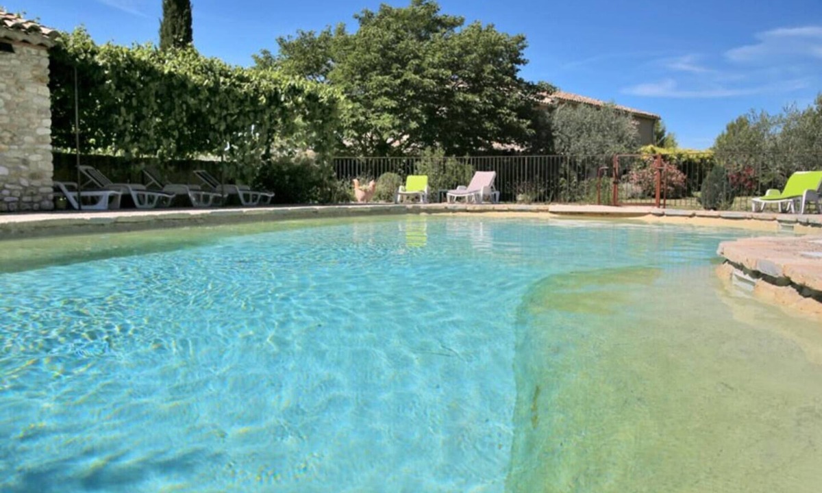 Villedieu Apartment | Gite Le Murier 4 persons, swimming pool and garden in Villedieu en Provence !