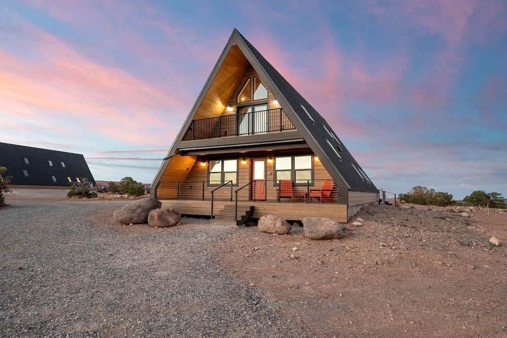 Torrey Cabin | Gorgeous A-frame Settled in the Middle of the Desert inTorrey, Utah