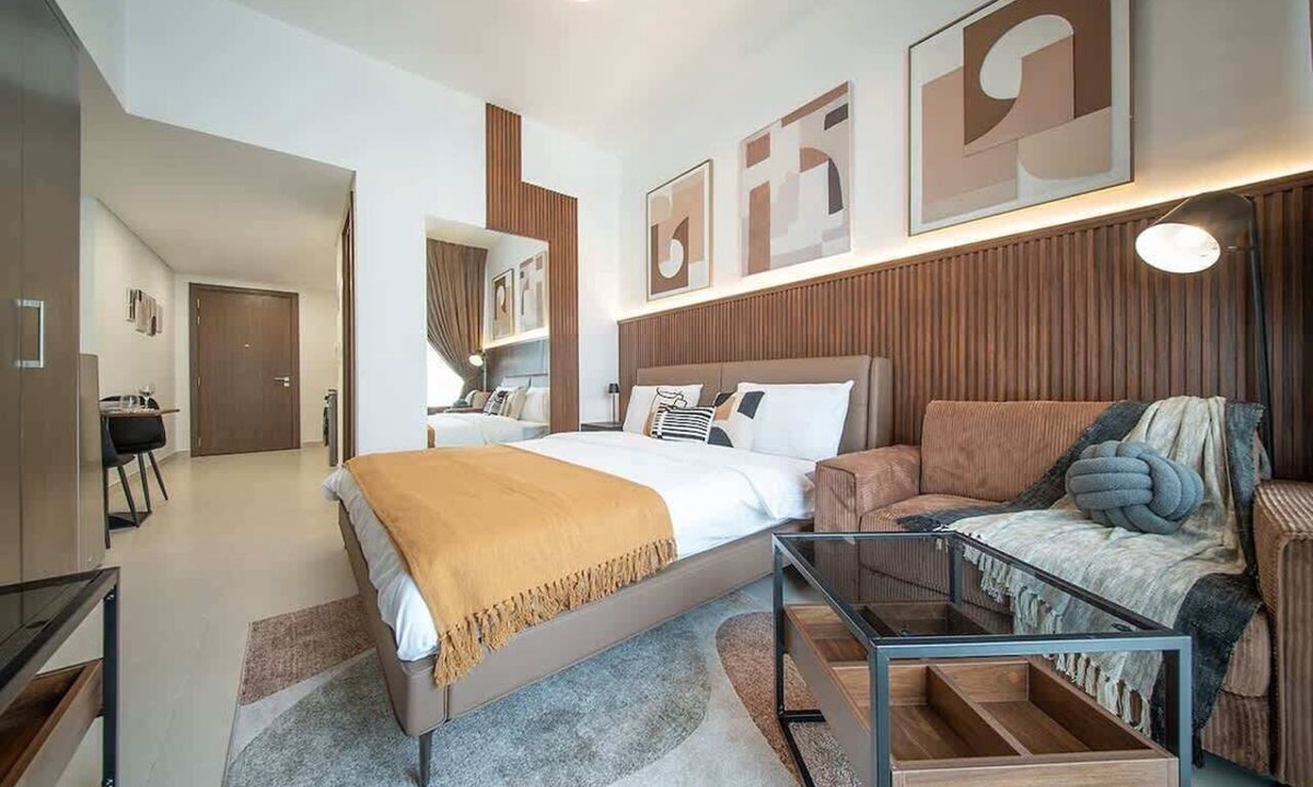 Al Hamriya Apartment | Gorgeous Beachfront Studio in Blue Bay Walk