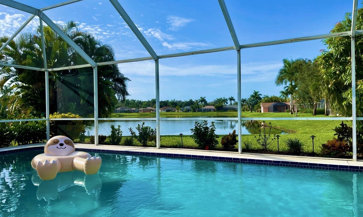 Central Naples House | Gorgeous Naples home with Saltwater pool in a gated community