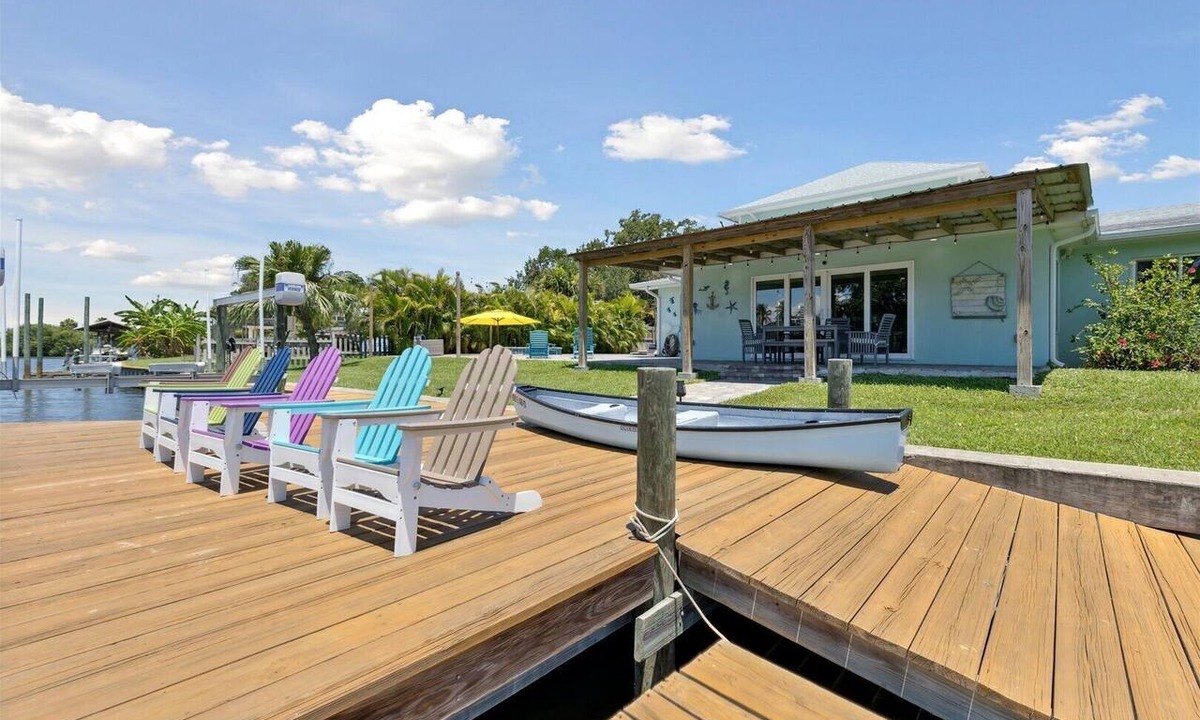 Cocoa Isles House | Gorgeous Private Canal Home w/Pool, Hot Tub & Modern Kitchen - Walk to Restaurants!