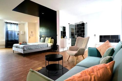 Tourcoing Hotel | Grand studio avec Balneo proche gare