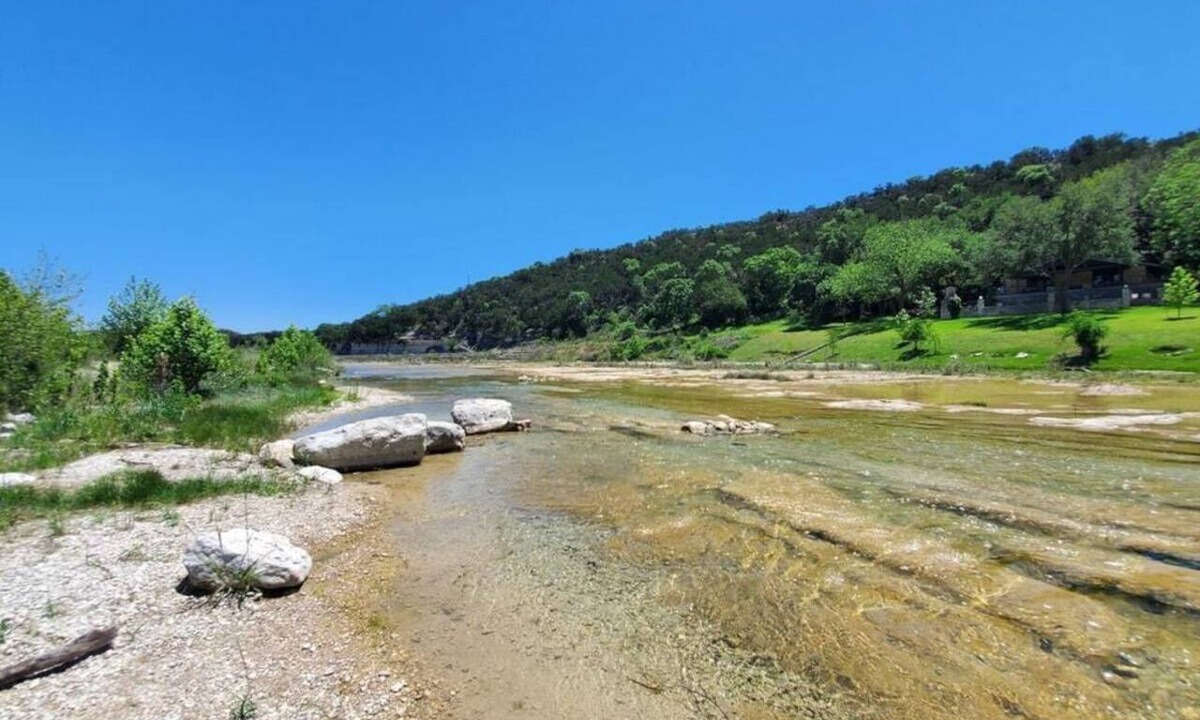 Wimberley House | Great Escape - Riverfront Wimberley Retreat with Pool, Hot Tub & Game Room