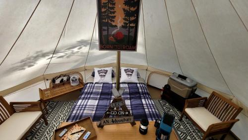 Denton Other | Great Glamping Getaway in North Carolina in this Stunning Elevated Bell Tent in Denton