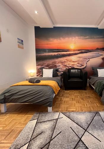 Mainaschaff House | Grosses Apartment Aschaffenburg 4 Schlafzimmer für bis zu 11 Gäste AschaffApartment Mainaschaff