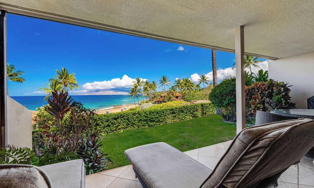 Wailea Condo | Ground Floor Serenity - Makena Surf C-103 - Stunning Ocean Views & Lush Settings