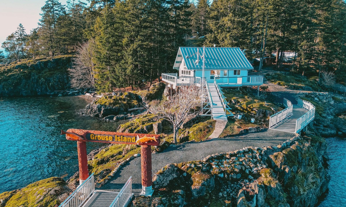 Discovery Islands Cabin | Grouse Island: A Private Island, All Yours - Private Dock, Sauna, Sleeps 8
