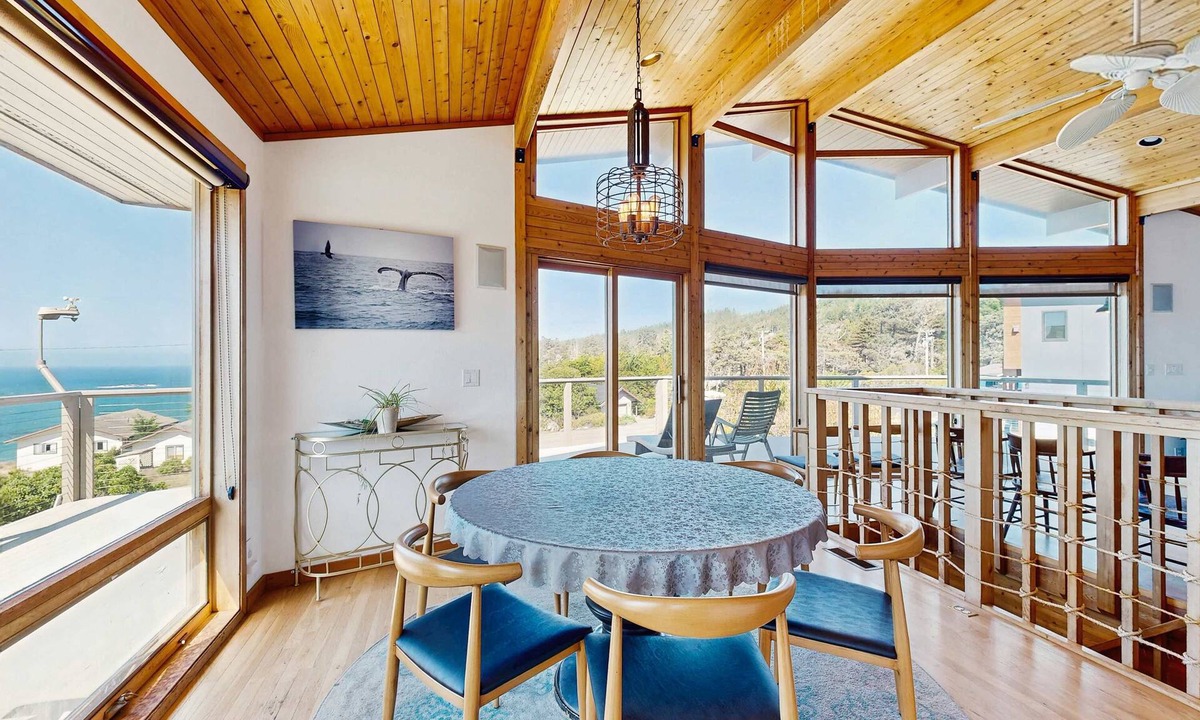 Gualala House | Gualala ocean-view home with private hot tub, dogs welcome