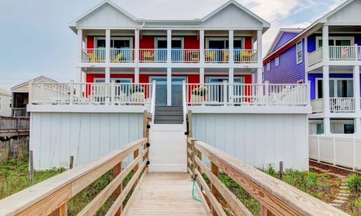 Kure Beach House | Guest Favorite-Elevator-Heated Pool-Oceanfront