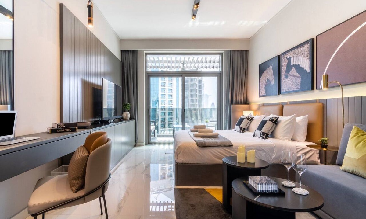 Downtown Dubai Apartment | GuestReady - Studio w/Balcony & Burj Khalifa View